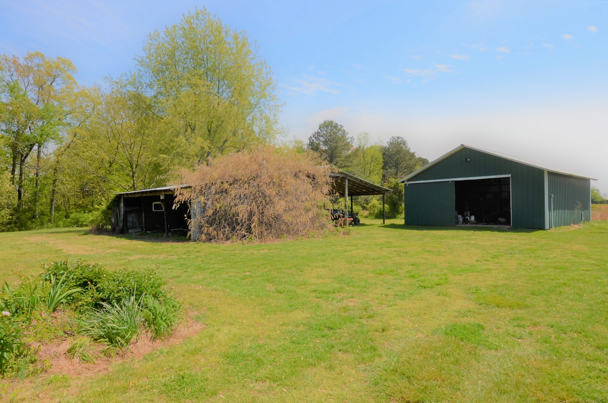 30 Remke Road Lawrenceburg, TN 38464 - Photo 23 of 49 a backyard of a house with lots of green space and fog