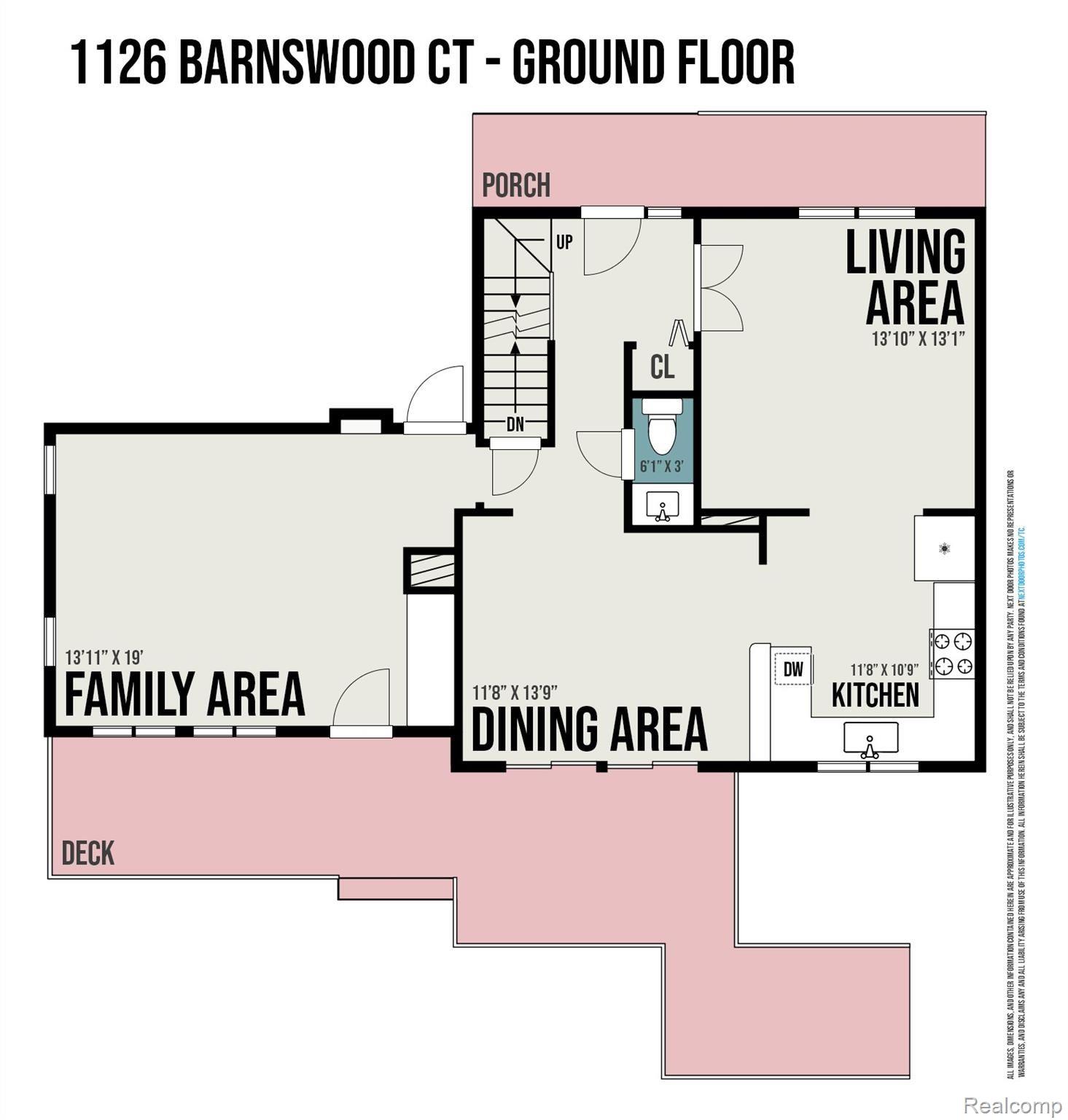 1126 Barneswood Lane Rochester, MI 48306 - Photo 42 of 44 Floor Plan (1) Main Level.jpg
