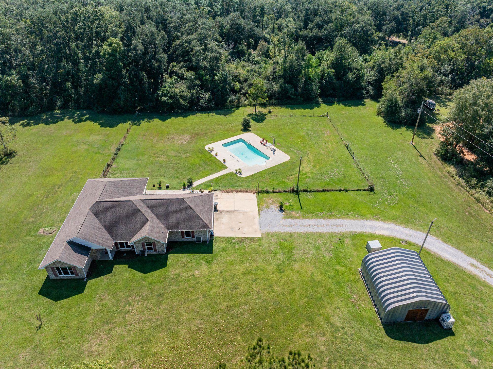 15066 Black Griffin Road Loxley, AL 36551 - Photo 3 of 38 Aerial View