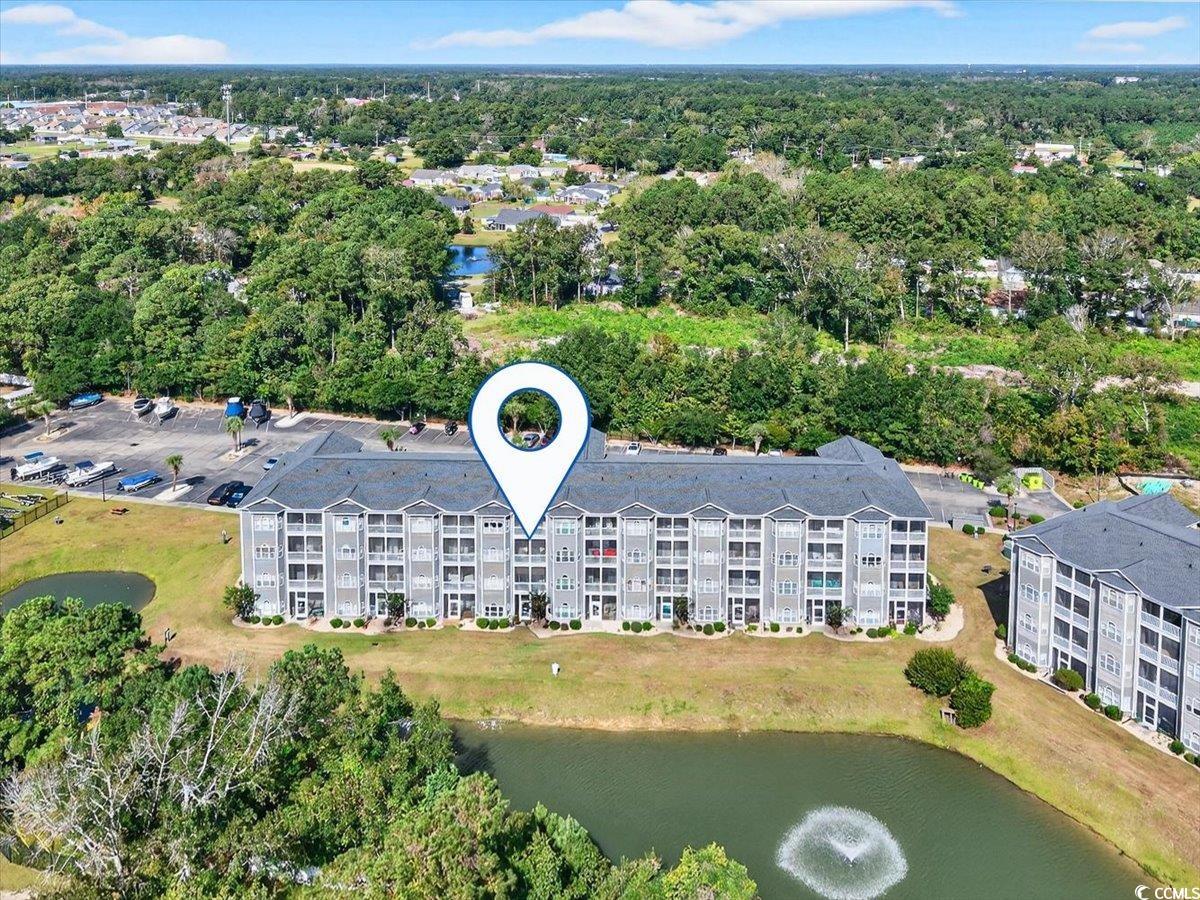 131 Waypoint Ridge Avenue, Unit 24 Little River, SC 29566 - Photo 32 of 39 Aerial view of property's location with a nearby body of water and apartment complex / building