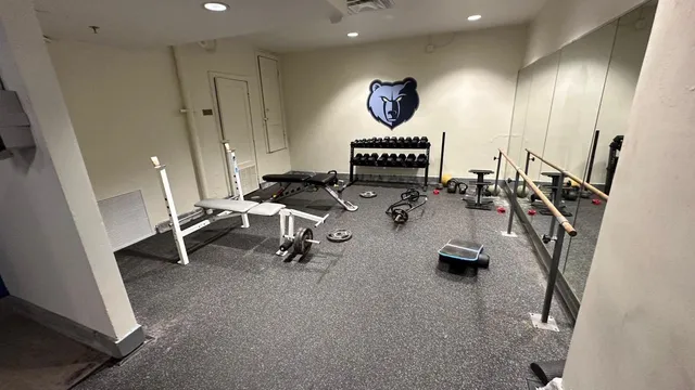 a view of a balcony with city view