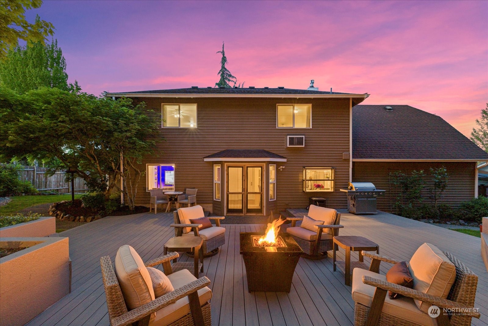 16520 4th Drive Southeast Bothell, WA 98012 - Photo 25 of 32 a front view of a house with outdoor seating yard and a car parked