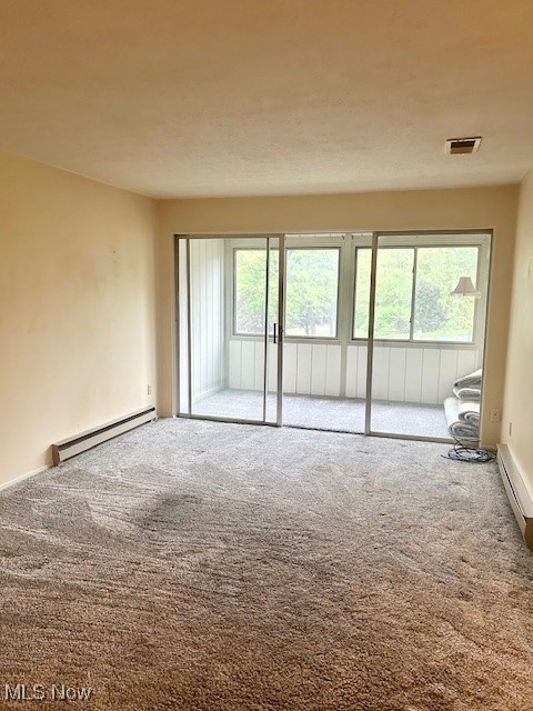 3068 Kent Road, Unit 211 Stow, OH 44224 - Photo 12 of 27 Carpeted empty room featuring a baseboard radiator