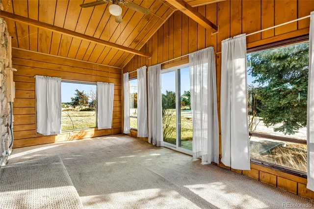 a view of a room with window