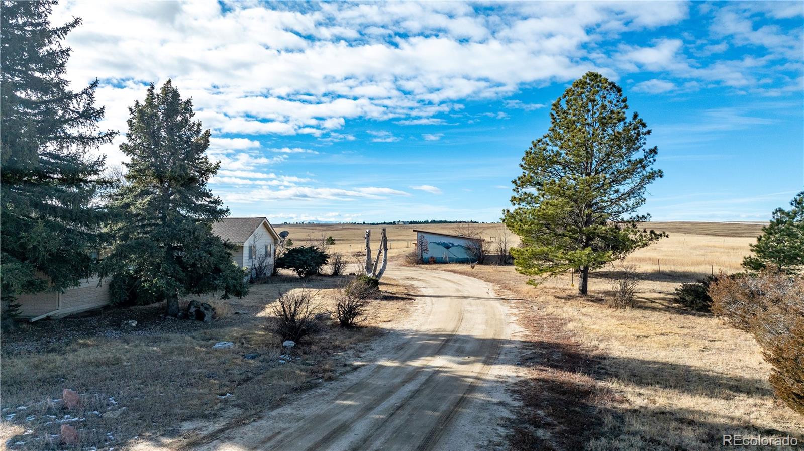 754 Highway 86 Elizabeth, CO 80107 - Photo 3 of 47 a view of a yard in front of house