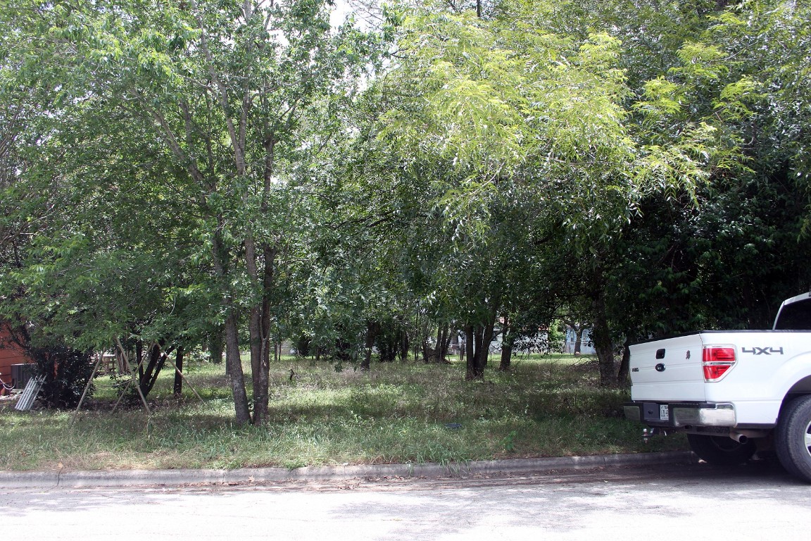 0 Laredo Street Lockhart, TX 78644 - Photo 6 of 6 a white house covered with tall trees