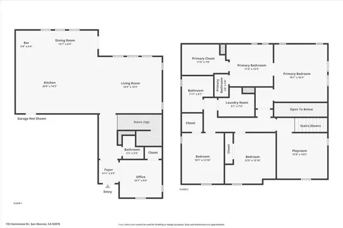 $1,079,000 | 722 Gemstone Drive, San Marcos, CA 92078