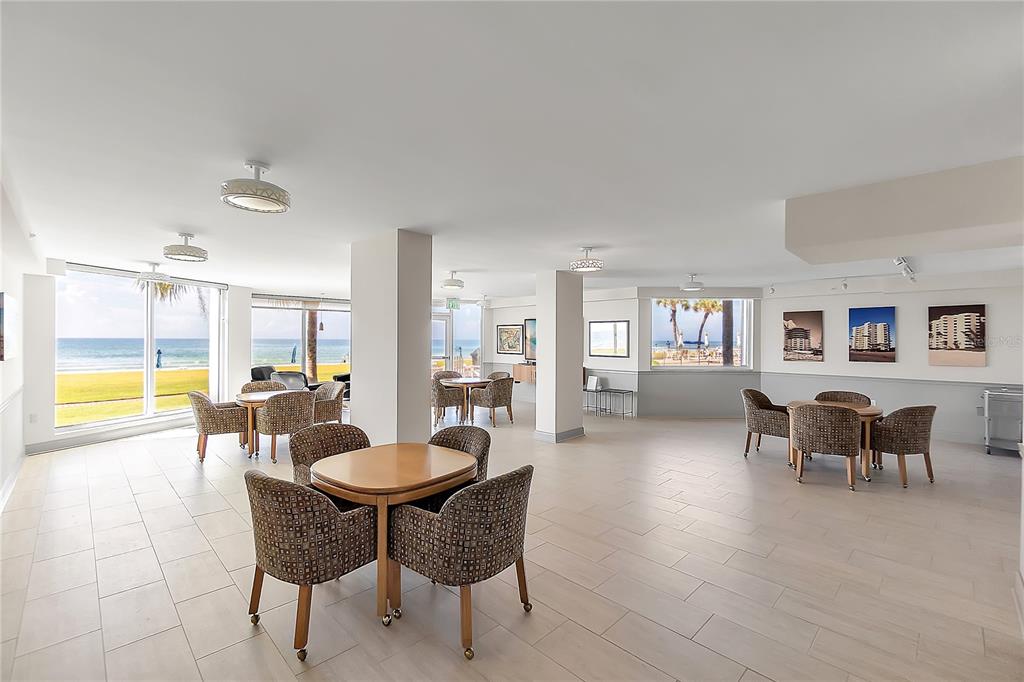 1000 Longboat Club Road, Unit 204 Longboat Key, FL 34228 - Photo 46 of 66 a view of a dining room with furniture window and outside view