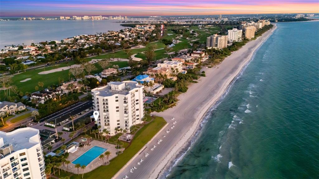 1000 Longboat Club Road, Unit 204 Longboat Key, FL 34228 - Photo 61 of 66 a view of a city with an ocean view
