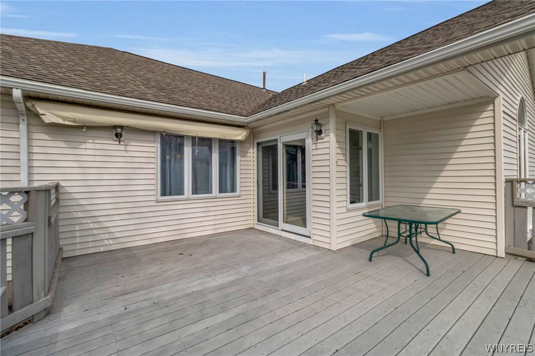 5005 Harris Hill Road Clarence, NY 14221 - Photo 6 of 38 rear maintenance free deck