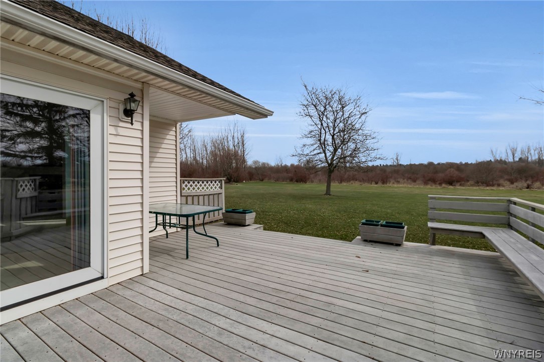 5005 Harris Hill Road Clarence, NY 14221 - Photo 7 of 38 rear deck view
