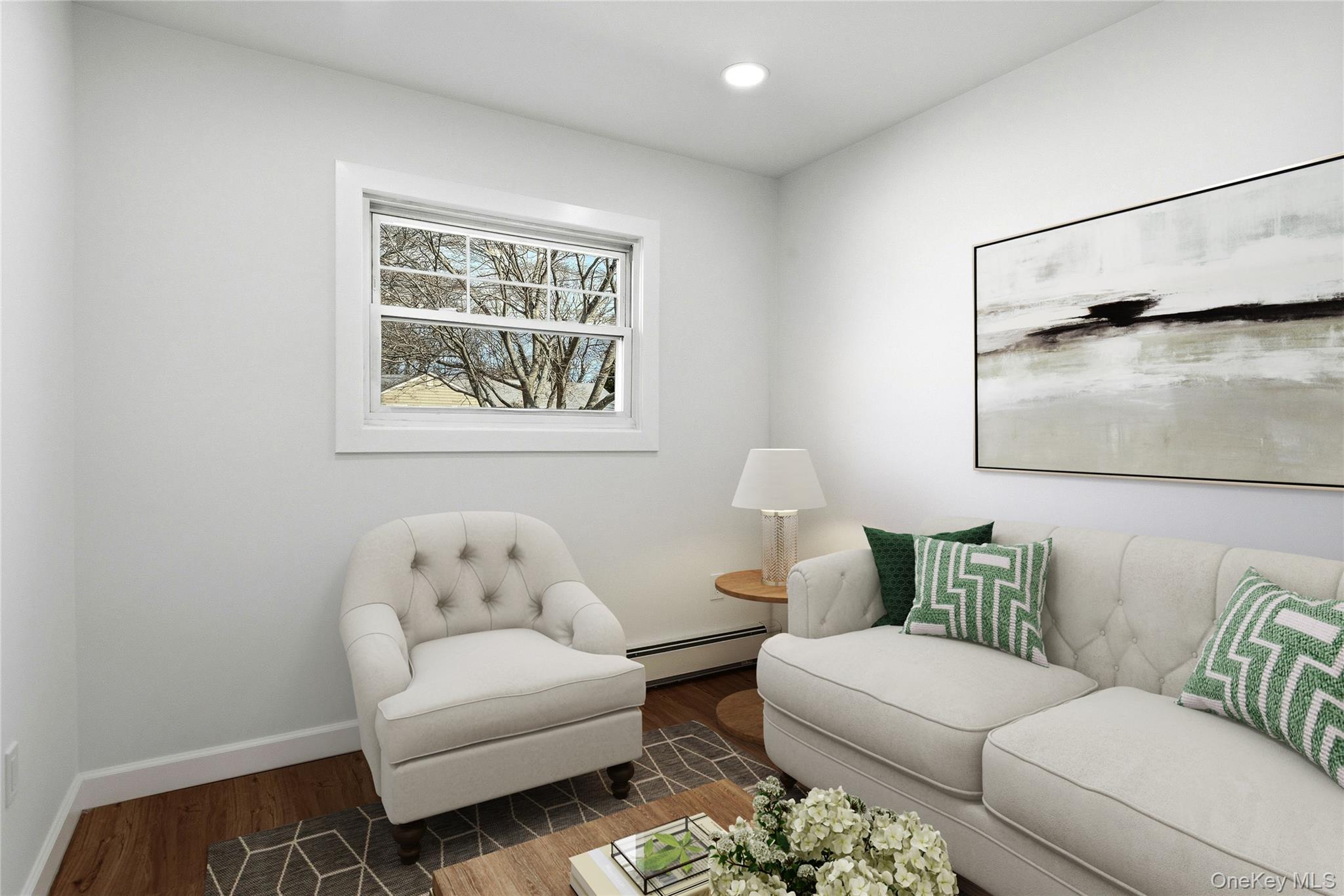 56 Pennaquid Road Coram, NY 11727 - Photo 16 of 29 Bedroom 2 photo has been virtually staged as a sitting room
