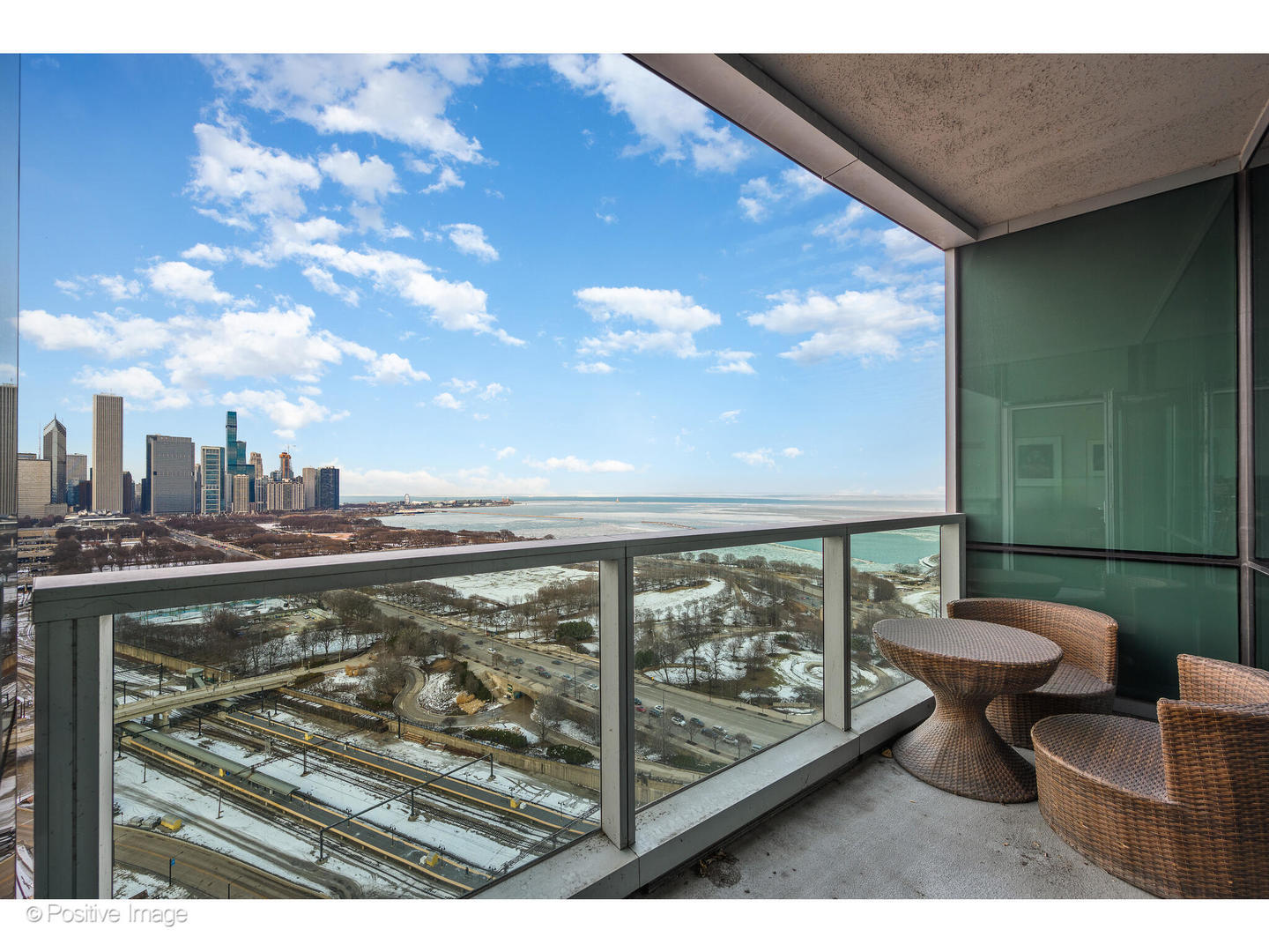 1201 South Prairie Avenue, Unit 2402 Chicago, IL 60605 - Photo 20 of 32 a view of a balcony with an outdoor space