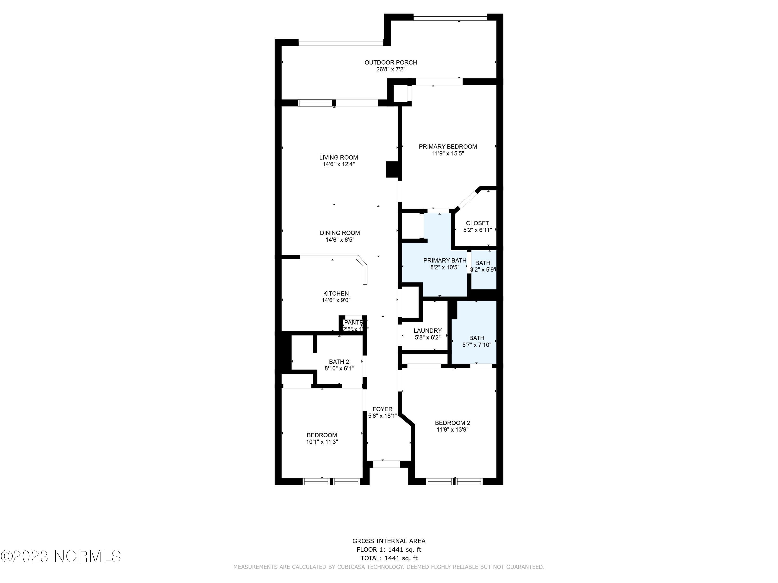 1435 Salter Path Road, Unit H2 Indian Beach, NC 28512 - Photo 50 of 50 1-Floorplan #1 (2)