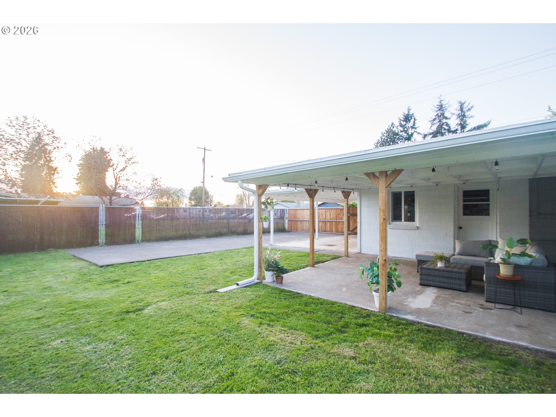 1490 Taft Street Eugene, OR 97402 - Photo 32 of 36 a view of a backyard with sitting area