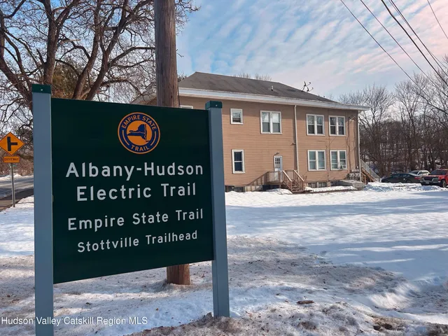 a sign on the side of a building