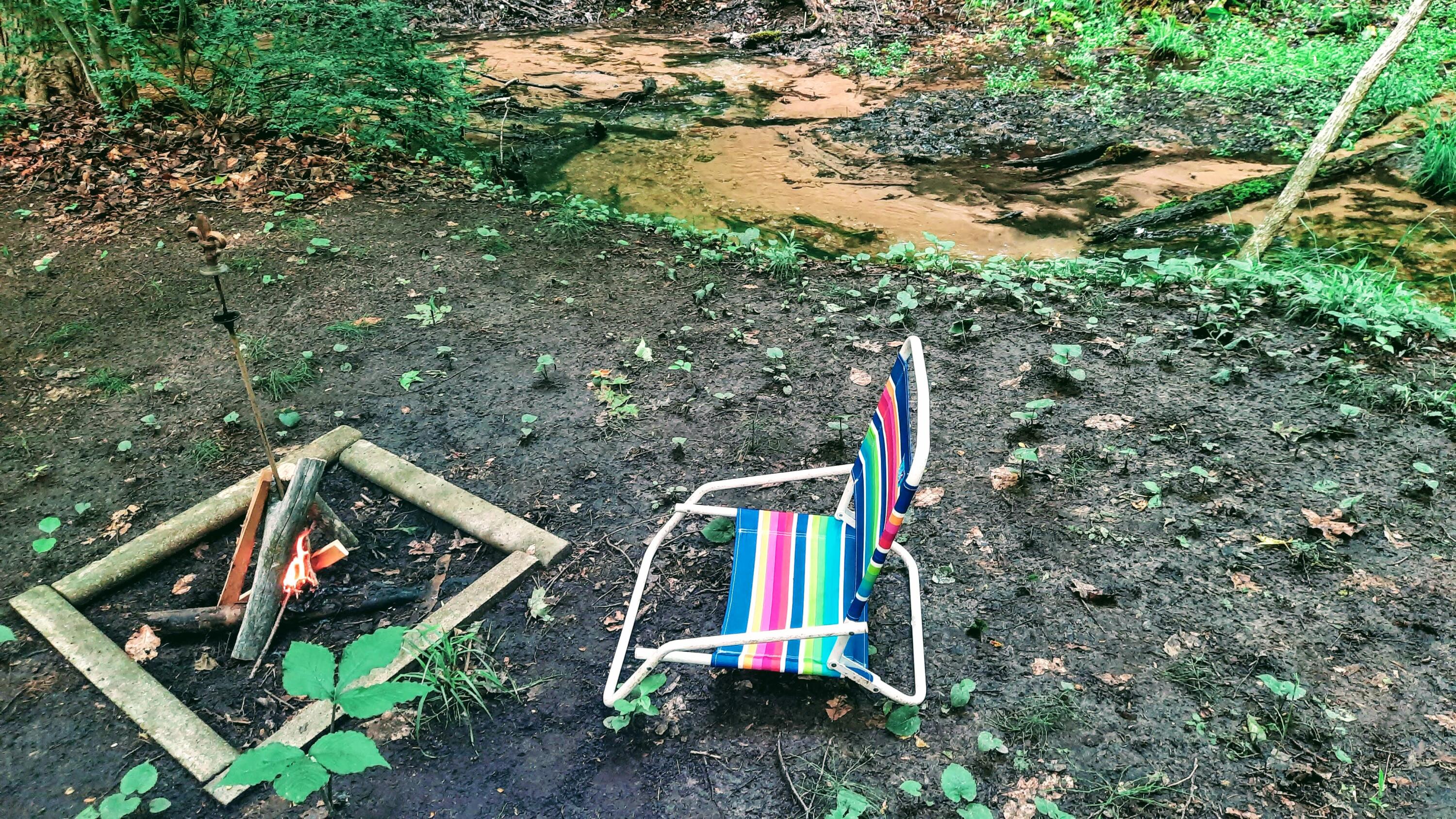 8424 3rd Street Onekama, MI 49675 - Photo 78 of 99 Creek Firepit
