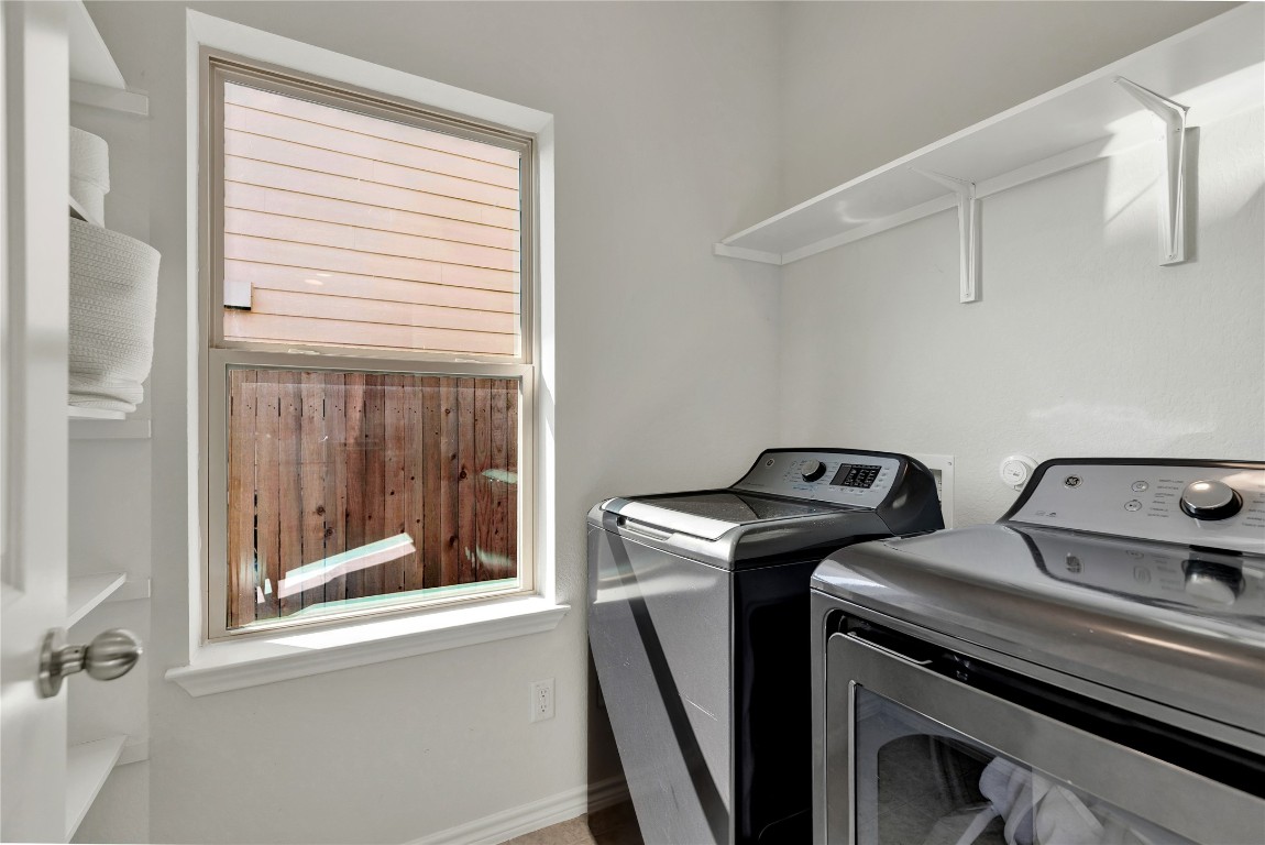 380 Witchhazel Way San Marcos, TX 78666 - Photo 11 of 22 a utility room with dryer and washer