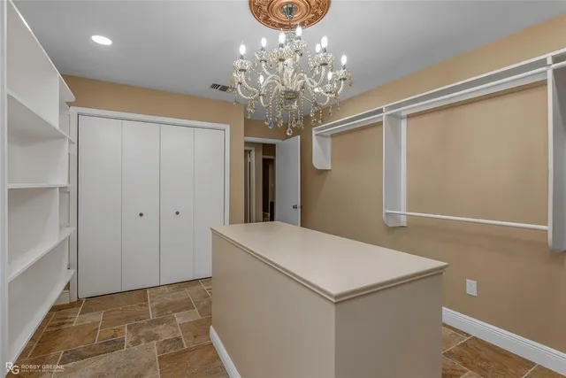 a view of an empty room