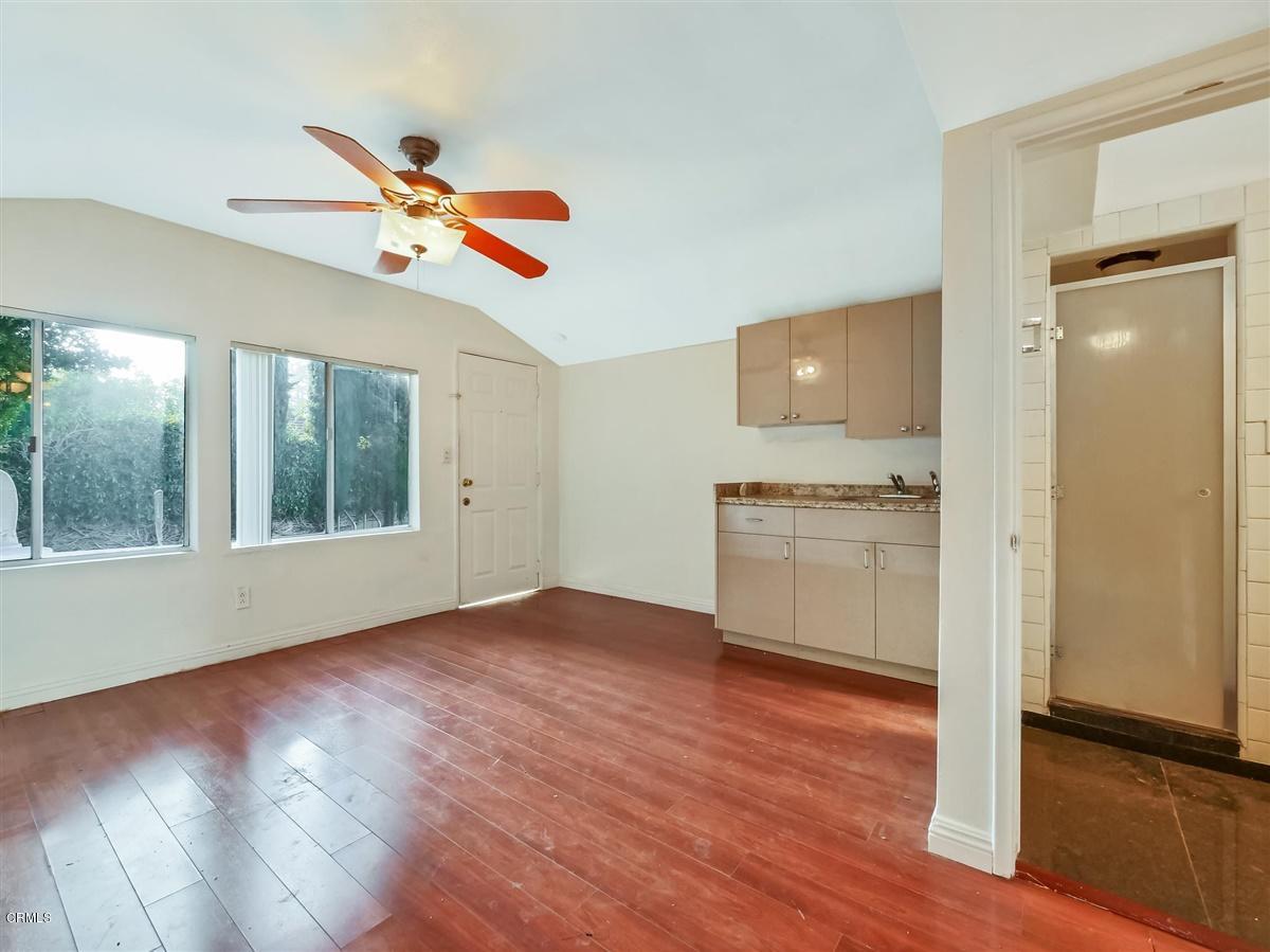 1501 Broadview Drive Glendale, CA 91208 - Photo 32 of 39 a view of empty room with wooden floor and fan