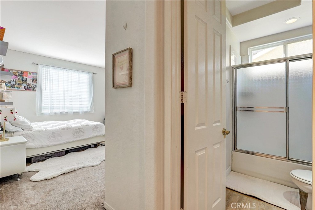 14079 Stagecoach Trail Moorpark, CA 93021 - Photo 24 of 47 a bathroom with a sink toilet and shower