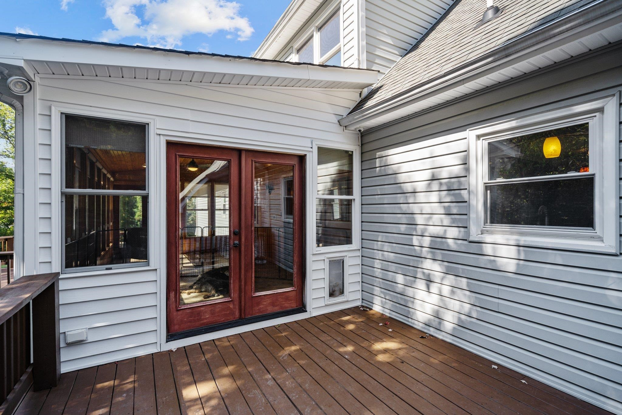 301 Graham Day Road Roxboro, NC 27574 - Photo 40 of 66 Patio door from sunroom to deck