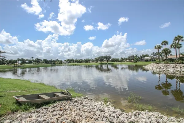 a lake view with a lake view in back
