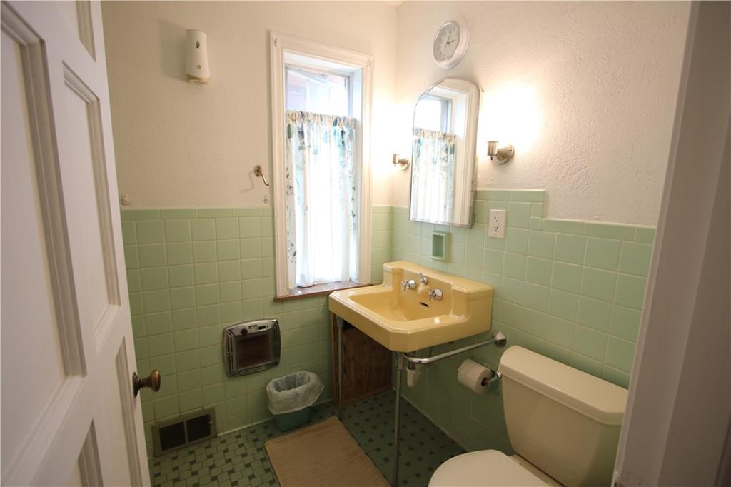 1121 Try Street Monongahela, PA 15063 - Photo 28 of 38 Ceramic Tile Floors & Partially Tiled Walls in 2nd Full Bathroom on 2nd Level off Hallway offering 2 Linen Closets near Bedrooms.