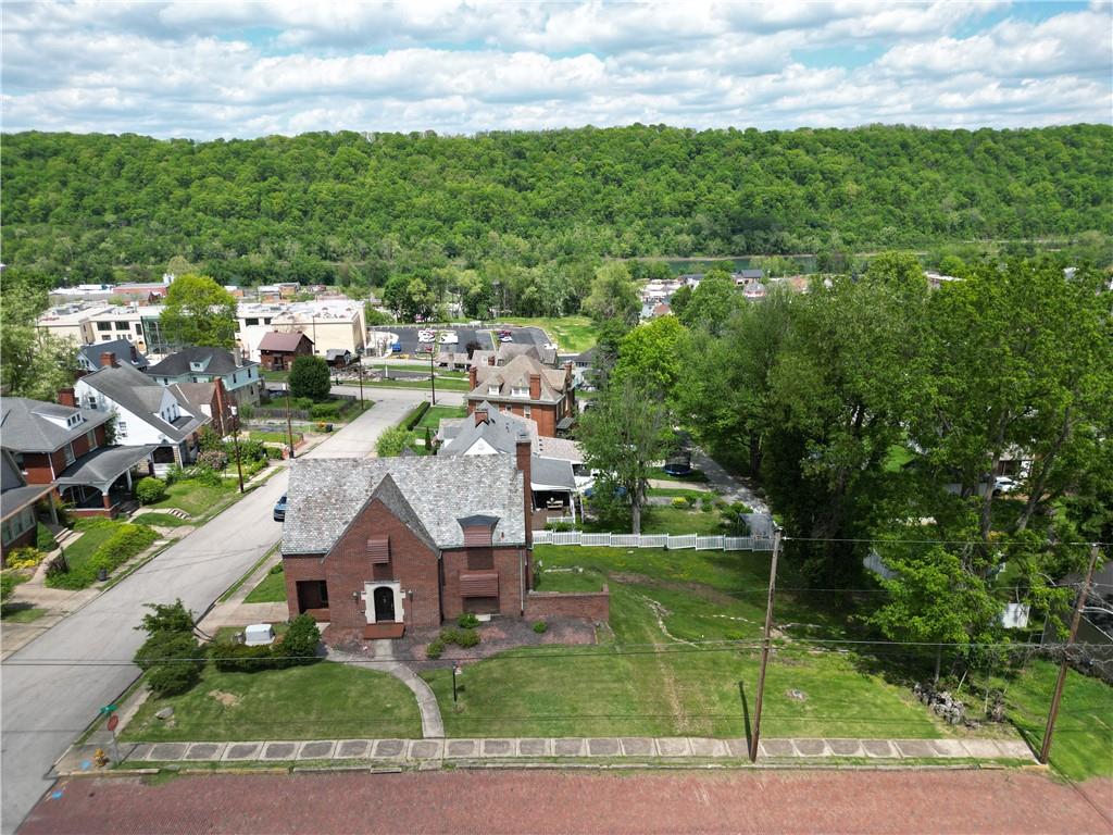 1121 Try Street Monongahela, PA 15063 - Photo 36 of 38 Front Aerial View, just 2 blocks from new Charter School opening soon!