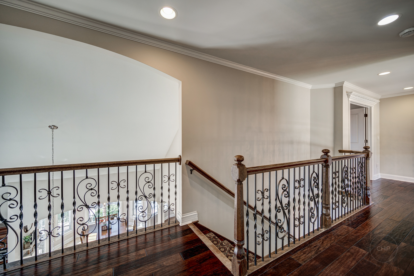 4603 Corktree Road Naperville, IL 60564 - Photo 33 of 61 a view of hallway with a wooden floor