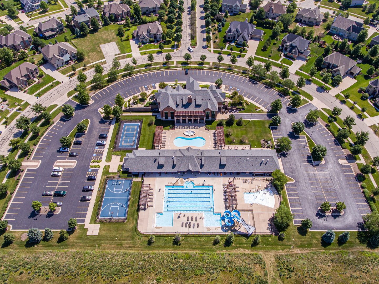 4603 Corktree Road Naperville, IL 60564 - Photo 60 of 61 an aerial view of houses with yard