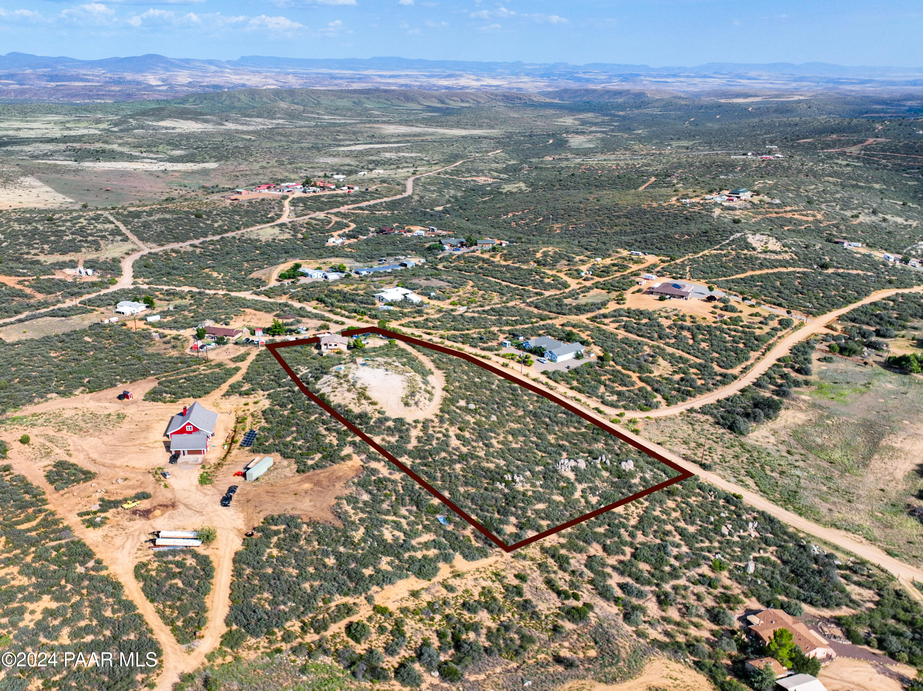 17400 Round Mountain Road Dewey, AZ 86327 - Photo 13 of 25 an aerial view of residential houses with outdoor space