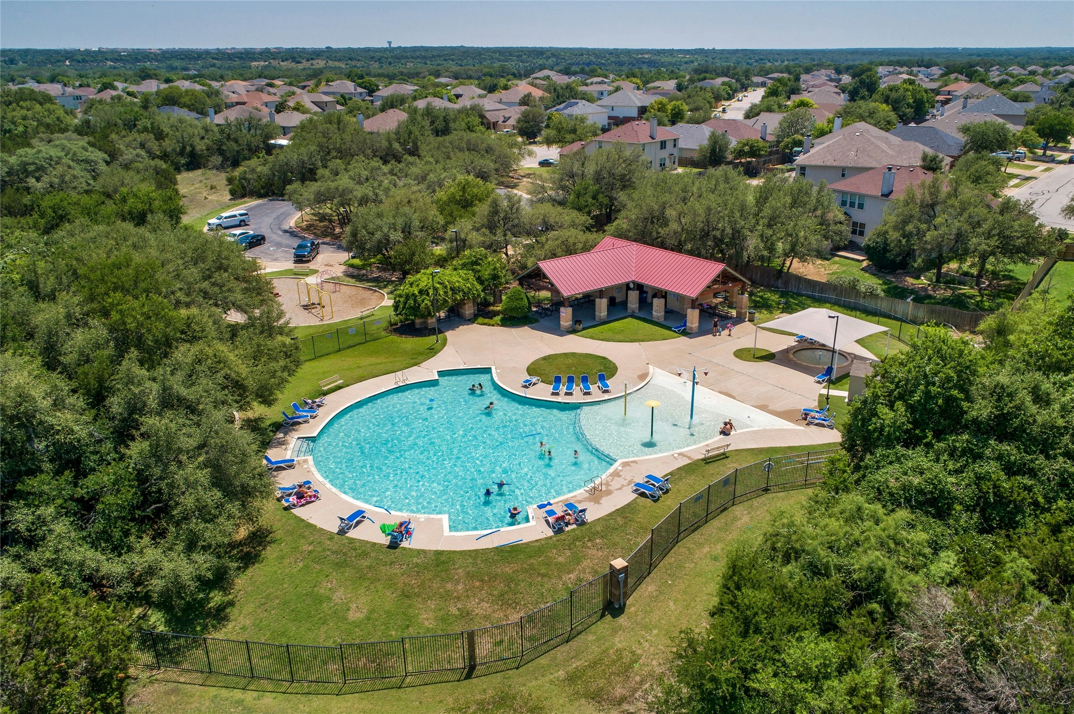 104 Bufflehead Lane Leander, TX 78641 - Photo 27 of 34 Aerial view of a pool