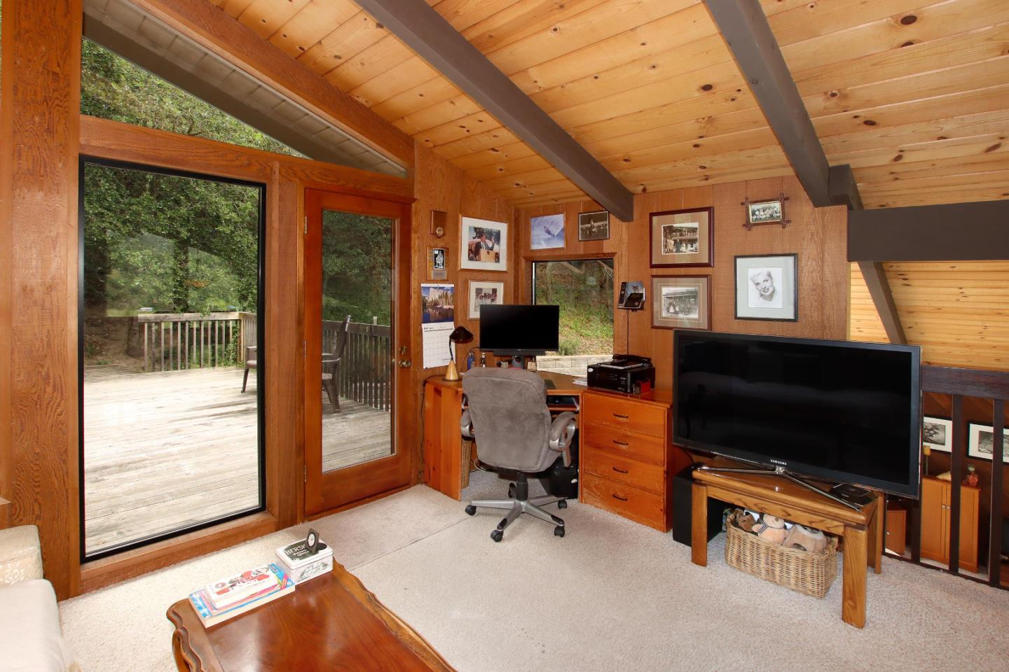 17 Pleasant Heights Drive Aptos, CA 95003 - Photo 16 of 21 a living room with furniture and a flat screen tv