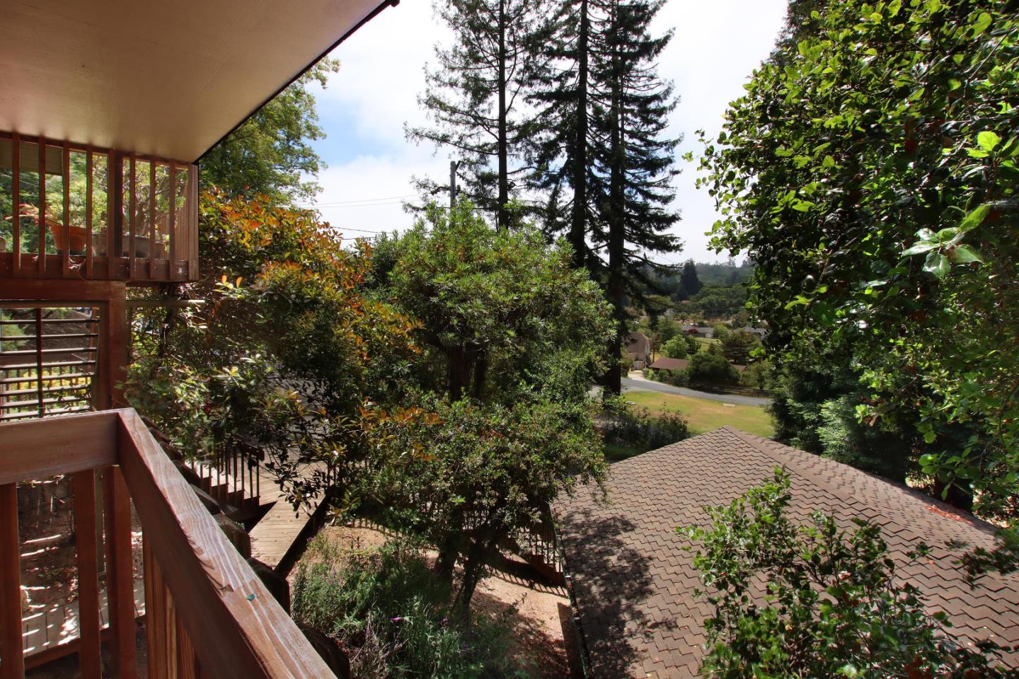 17 Pleasant Heights Drive Aptos, CA 95003 - Photo 6 of 21 a view of a tree in a backyard of a house