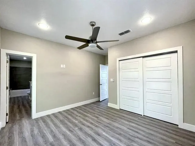 wooden floor in an empty room