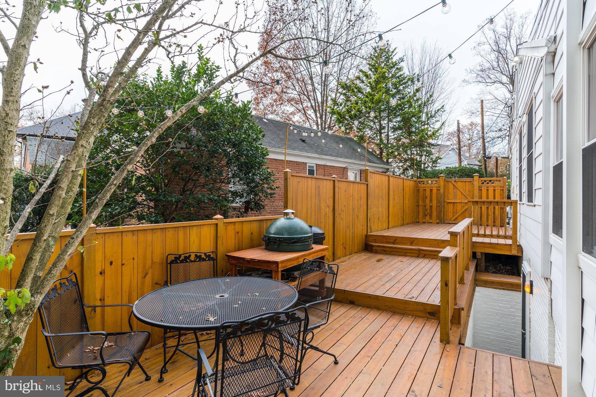 5606 Chesterbrook Road Bethesda, MD 20816 - Photo 18 of 29 Entertaining side deck located off of Dining Room