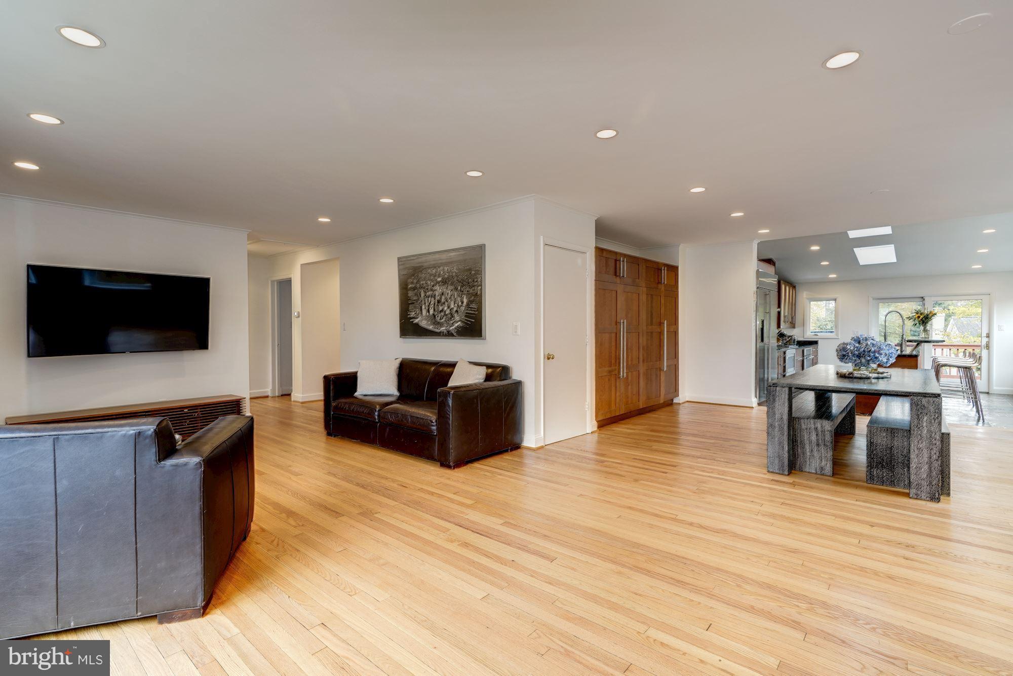 5606 Chesterbrook Road Bethesda, MD 20816 - Photo 28 of 29 Open Floor Plan w/ refinished hardwood floors