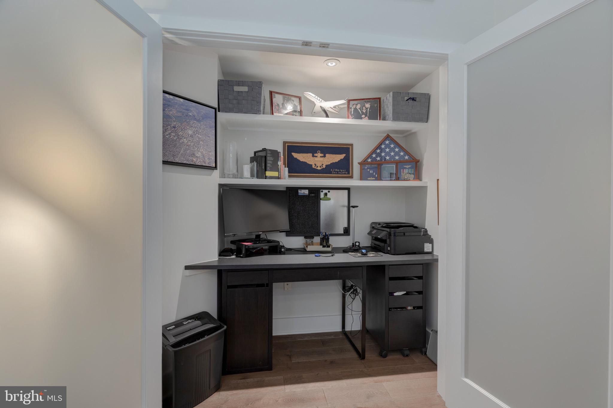 2020 12th Street Northwest, Unit 417 Washington, DC 20009 - Photo 23 of 34 Built in office desk with extra storage
