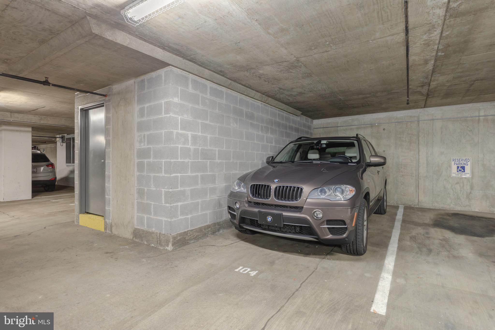 2020 12th Street Northwest, Unit 417 Washington, DC 20009 - Photo 25 of 34 Garage parking space P2-104 conveys