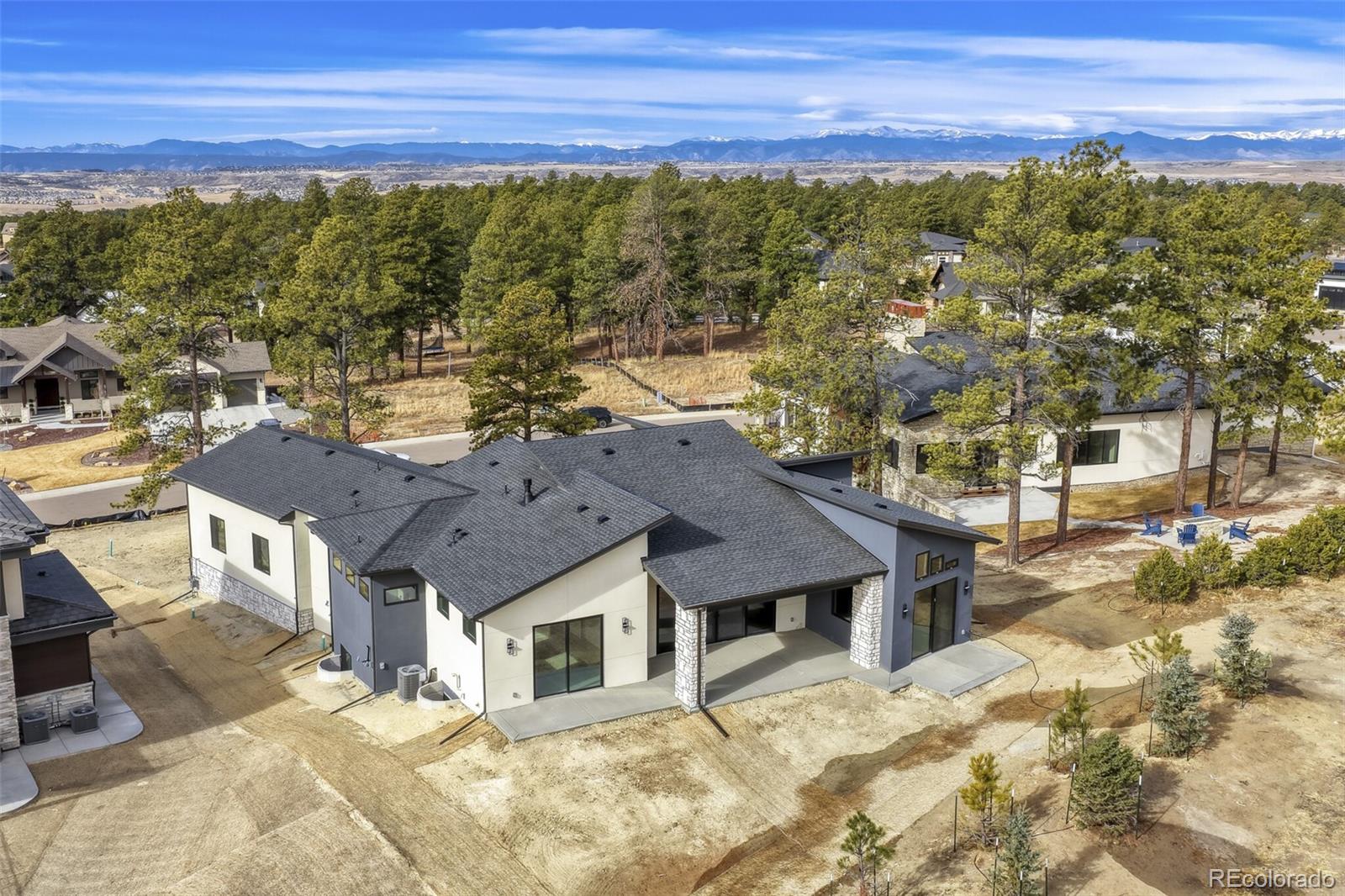 5796 Powell Road Parker, CO 80134 - Photo 50 of 50 a view of a house with a yard