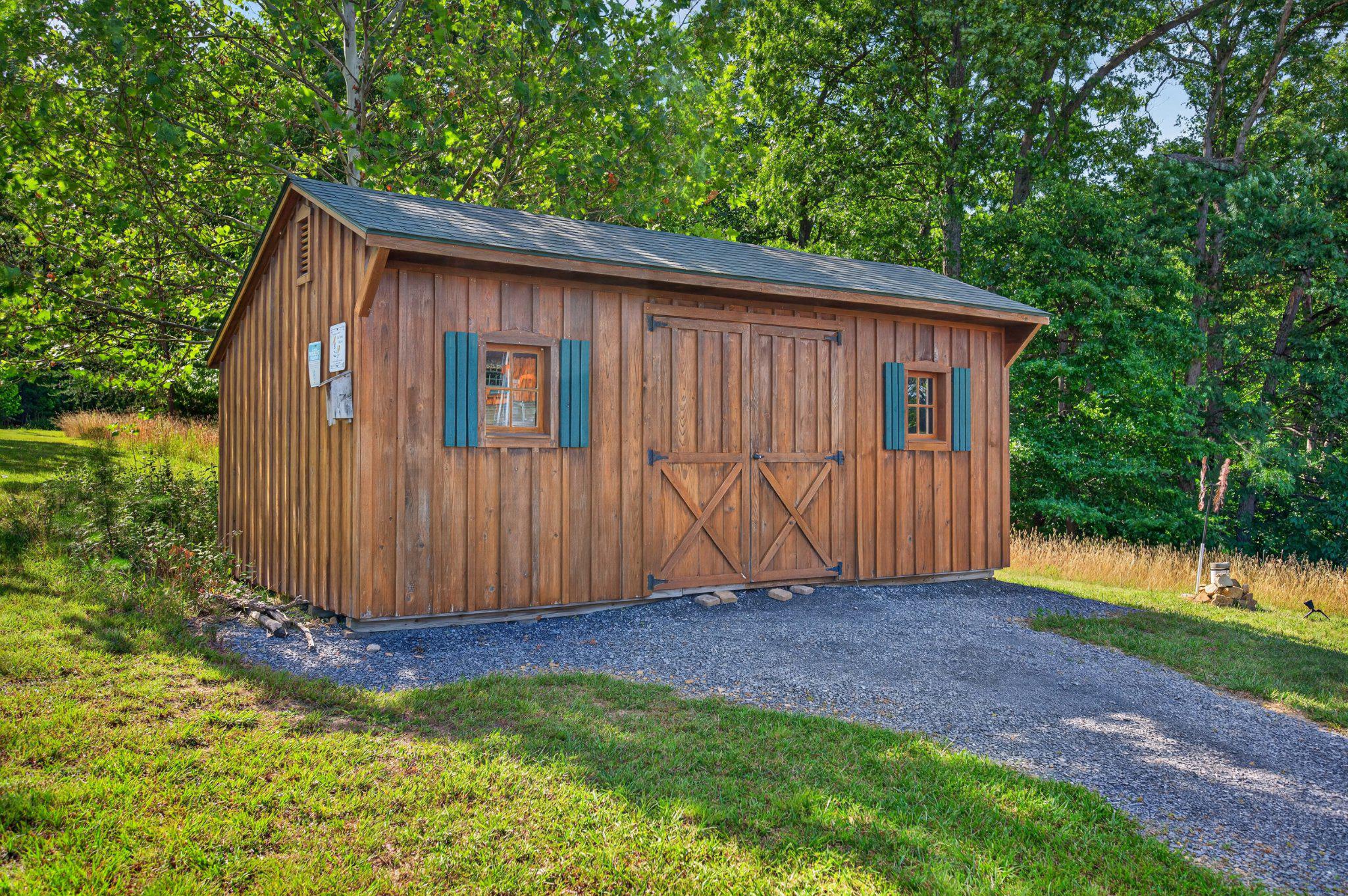 2199 Cheyennes Trail Gerrardstown, WV 25420 - Photo 48 of 63 Cedar board and batten 12' x 20' storage shed