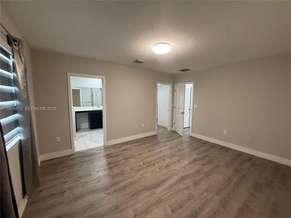 wooden floor in an empty room