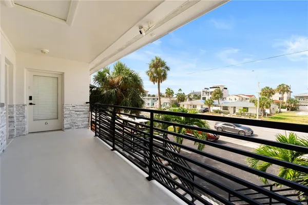 a view of balcony