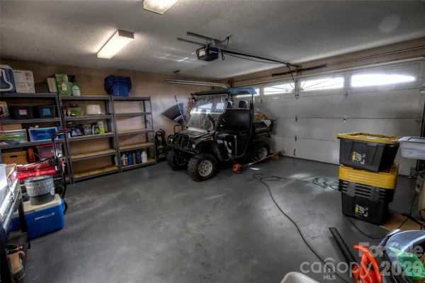 a view of car garage