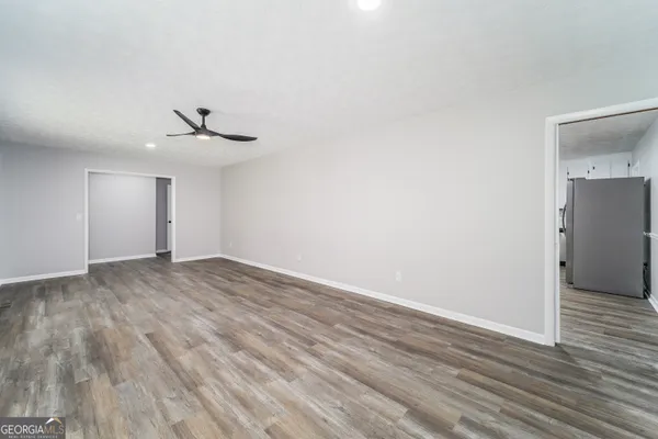 wooden floor in an empty room
