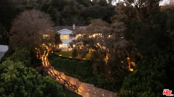 a view of city and mountain