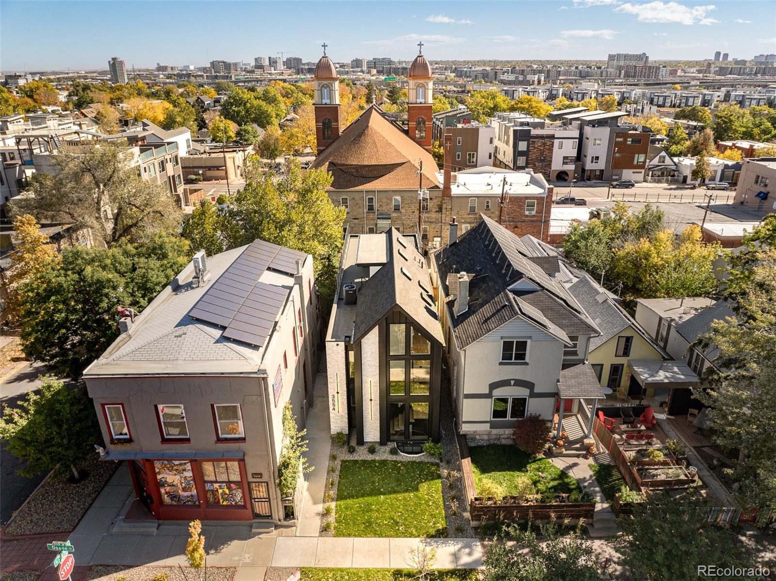 3554 Osage Street Denver, CO 80211 - Photo 31 of 40 a view of a city in the middle of a city