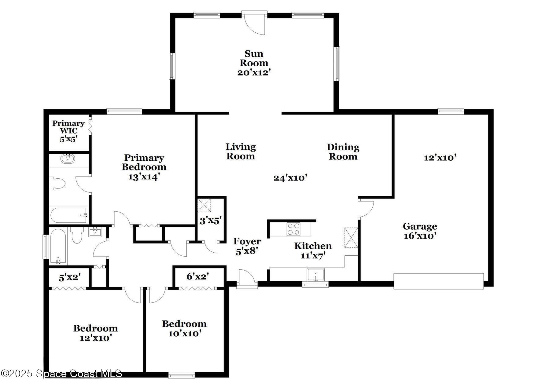 680 Bluefields Street Southeast Palm Bay, FL 32909 - Photo 25 of 25 680 Bluefield Floorplan