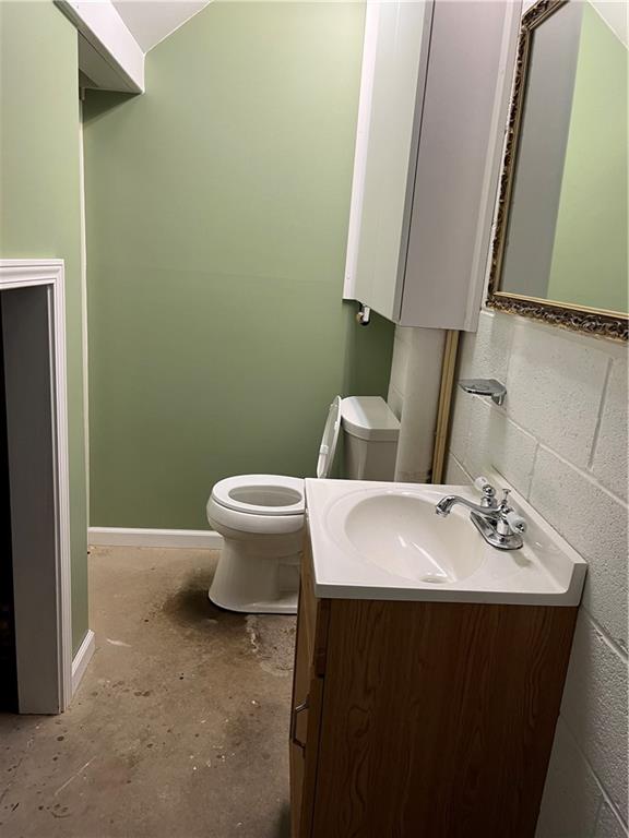345 Duck Hollow Road Uniontown, PA 15401 - Photo 22 of 25 a bathroom with a sink and a toilet